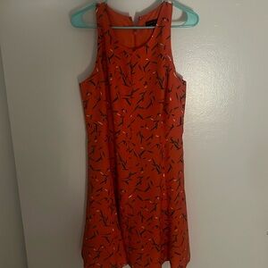 Banana Republic A Line Midi Dress Sz 14